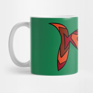 Tribal Smiley Fish Mug